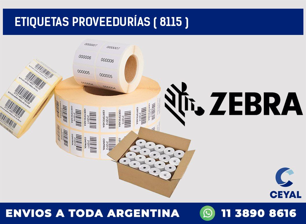 ETIQUETAS PROVEEDURÍAS ( 8115 )