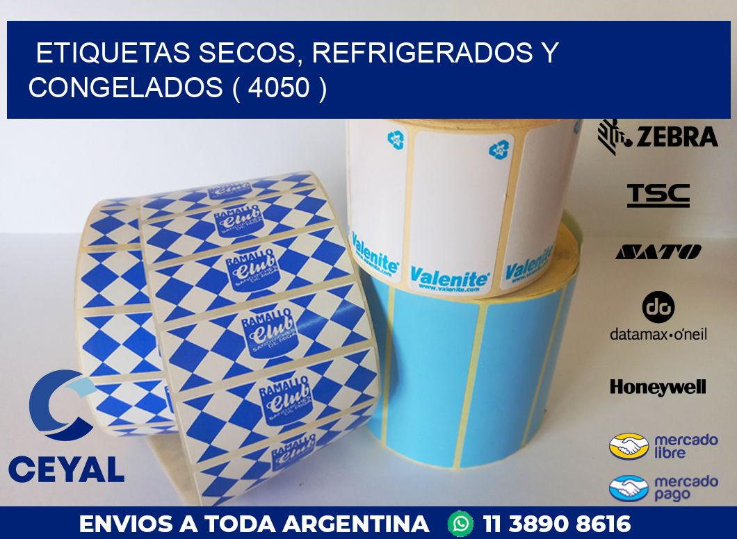 ETIQUETAS SECOS, REFRIGERADOS Y CONGELADOS ( 4050 )