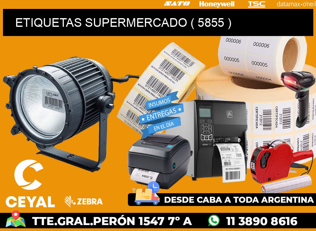 ETIQUETAS SUPERMERCADO ( 5855 )