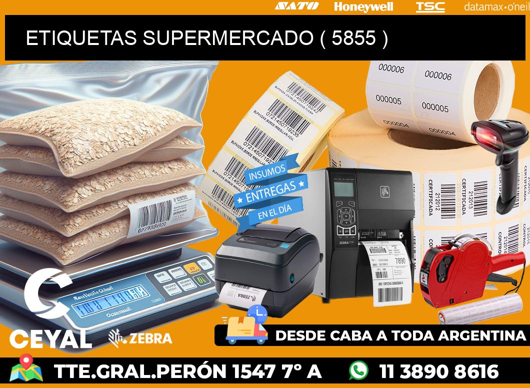 ETIQUETAS SUPERMERCADO ( 5855 )