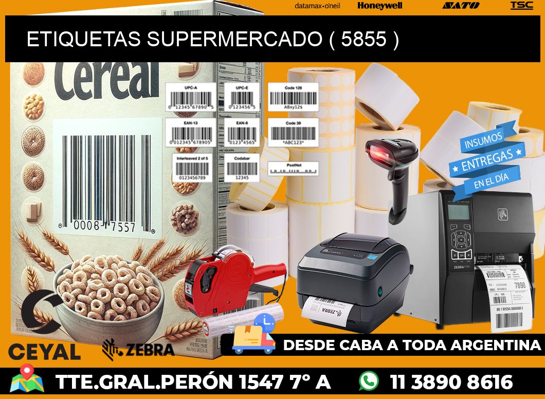 ETIQUETAS SUPERMERCADO ( 5855 )