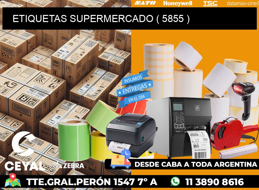 ETIQUETAS SUPERMERCADO ( 5855 )