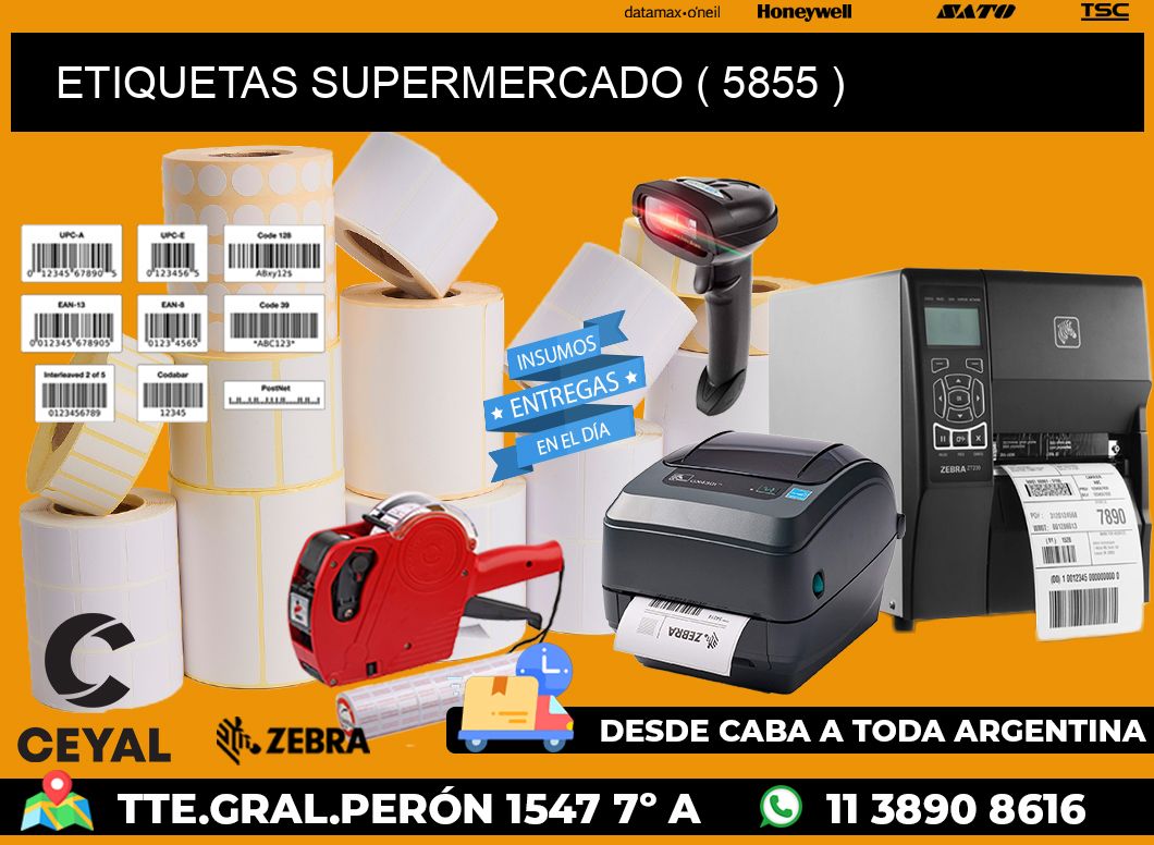 ETIQUETAS SUPERMERCADO ( 5855 )