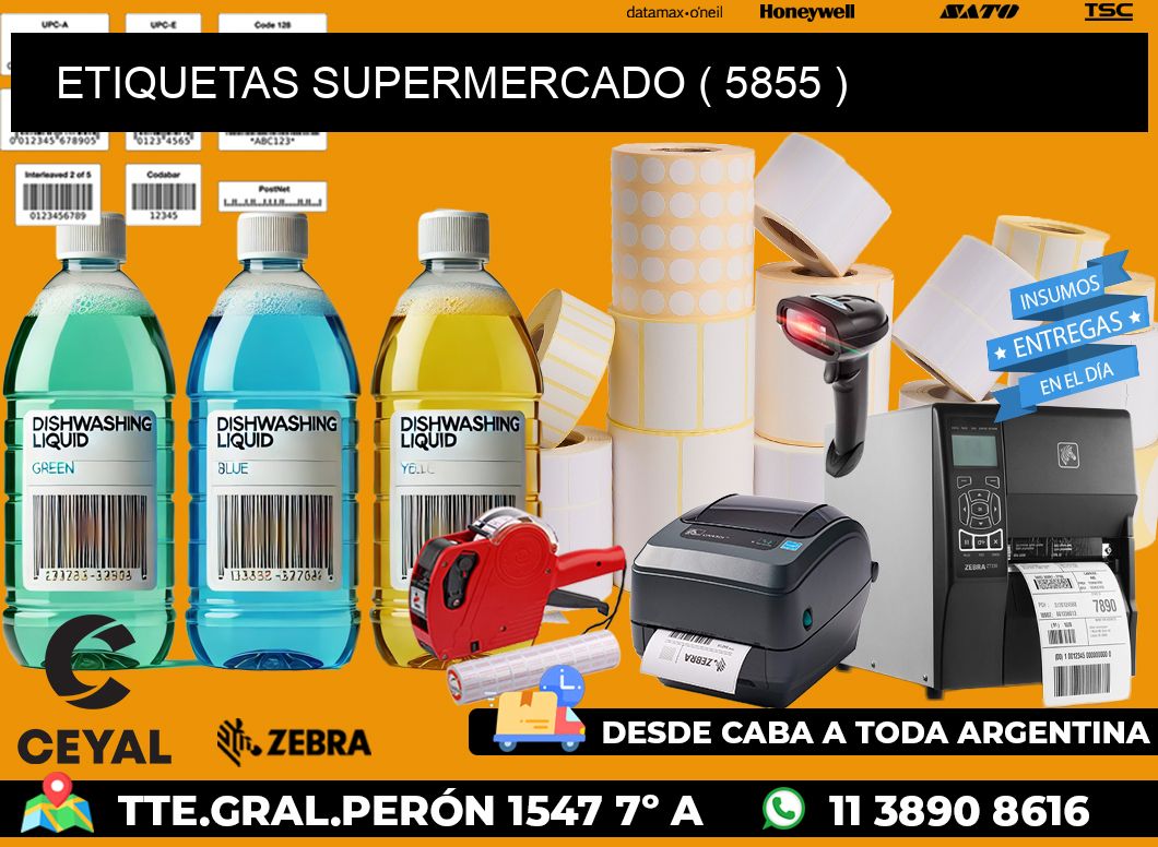 ETIQUETAS SUPERMERCADO ( 5855 )