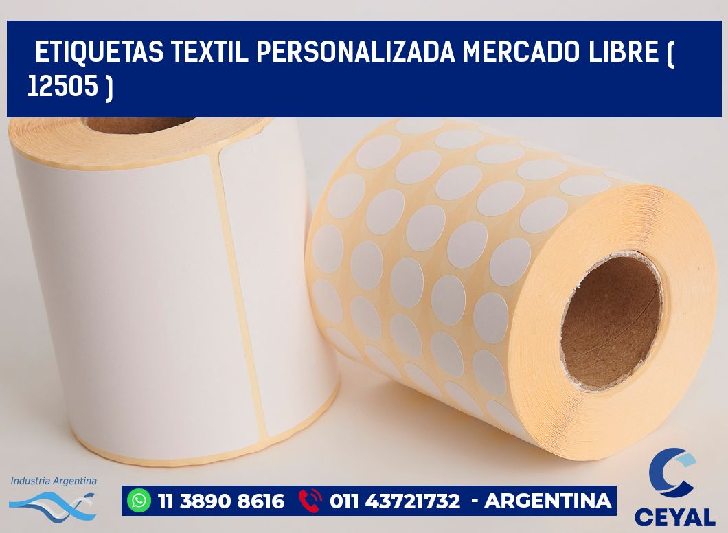 ETIQUETAS TEXTIL PERSONALIZADA MERCADO LIBRE ( 12505 )