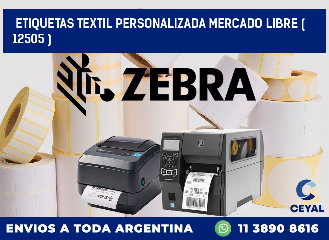 ETIQUETAS TEXTIL PERSONALIZADA MERCADO LIBRE ( 12505 )