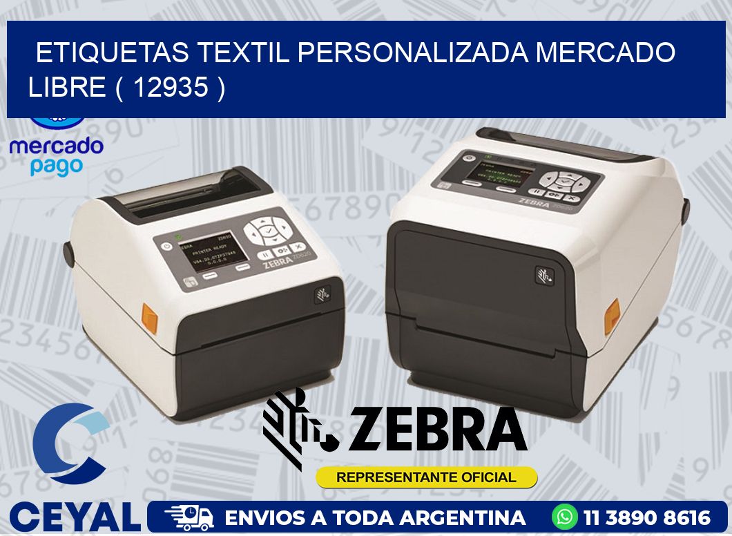 ETIQUETAS TEXTIL PERSONALIZADA MERCADO LIBRE ( 12935 )