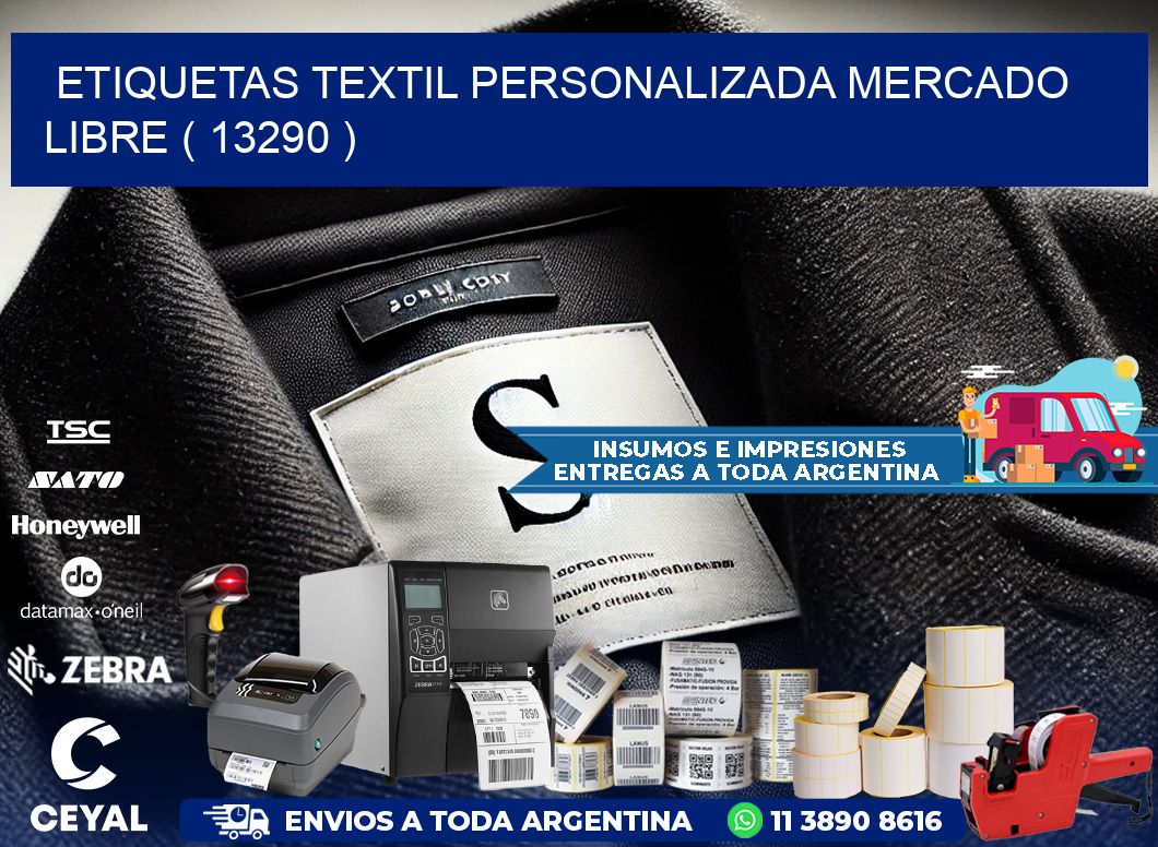 ETIQUETAS TEXTIL PERSONALIZADA MERCADO LIBRE ( 13290 )