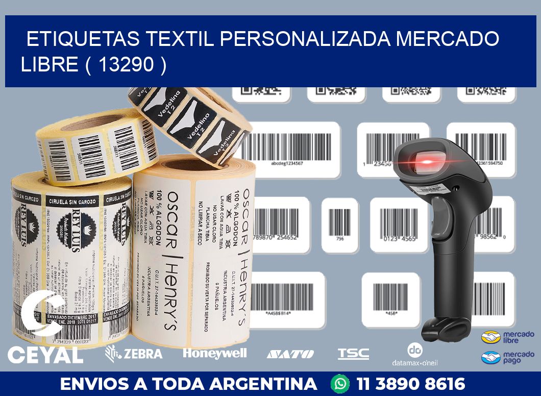 ETIQUETAS TEXTIL PERSONALIZADA MERCADO LIBRE ( 13290 )