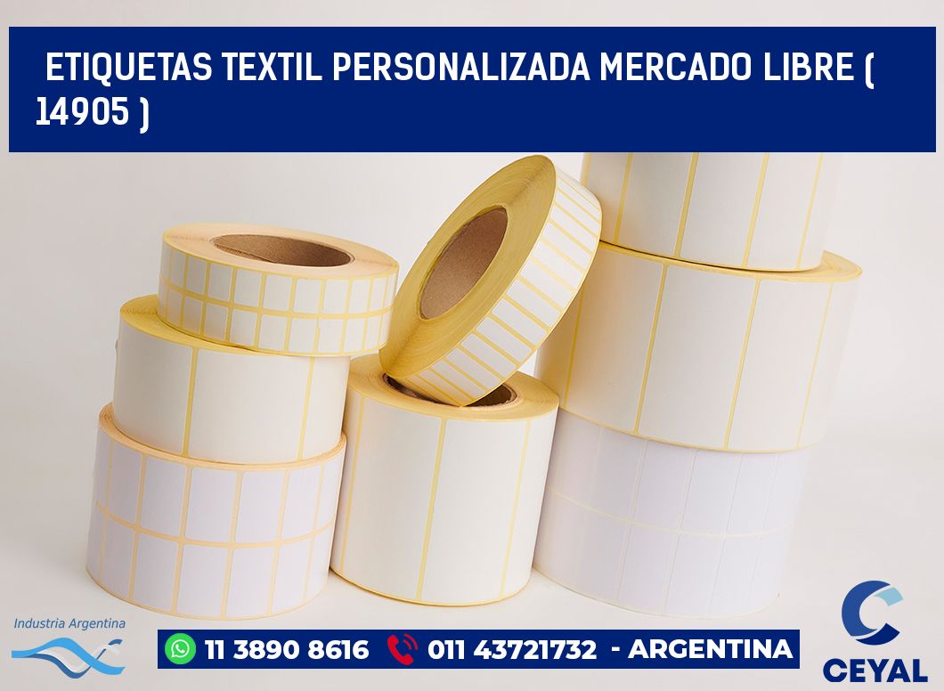 ETIQUETAS TEXTIL PERSONALIZADA MERCADO LIBRE ( 14905 )