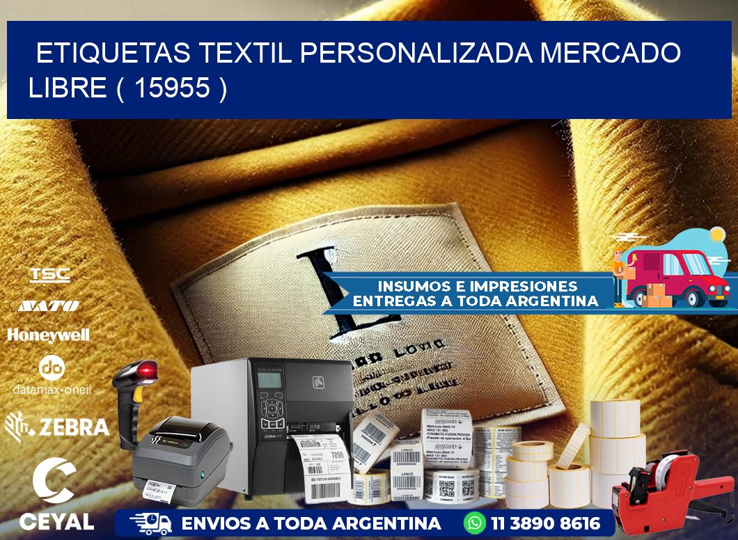 ETIQUETAS TEXTIL PERSONALIZADA MERCADO LIBRE ( 15955 )