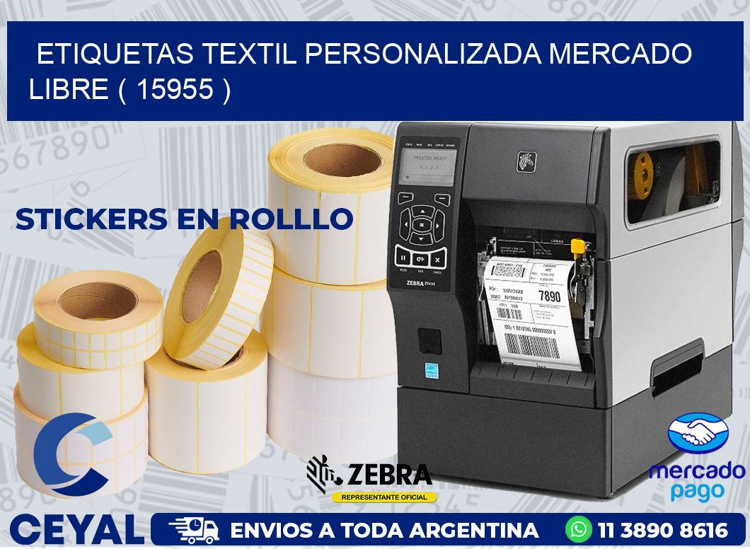 ETIQUETAS TEXTIL PERSONALIZADA MERCADO LIBRE ( 15955 )