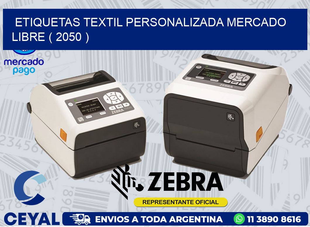 ETIQUETAS TEXTIL PERSONALIZADA MERCADO LIBRE ( 2050 )