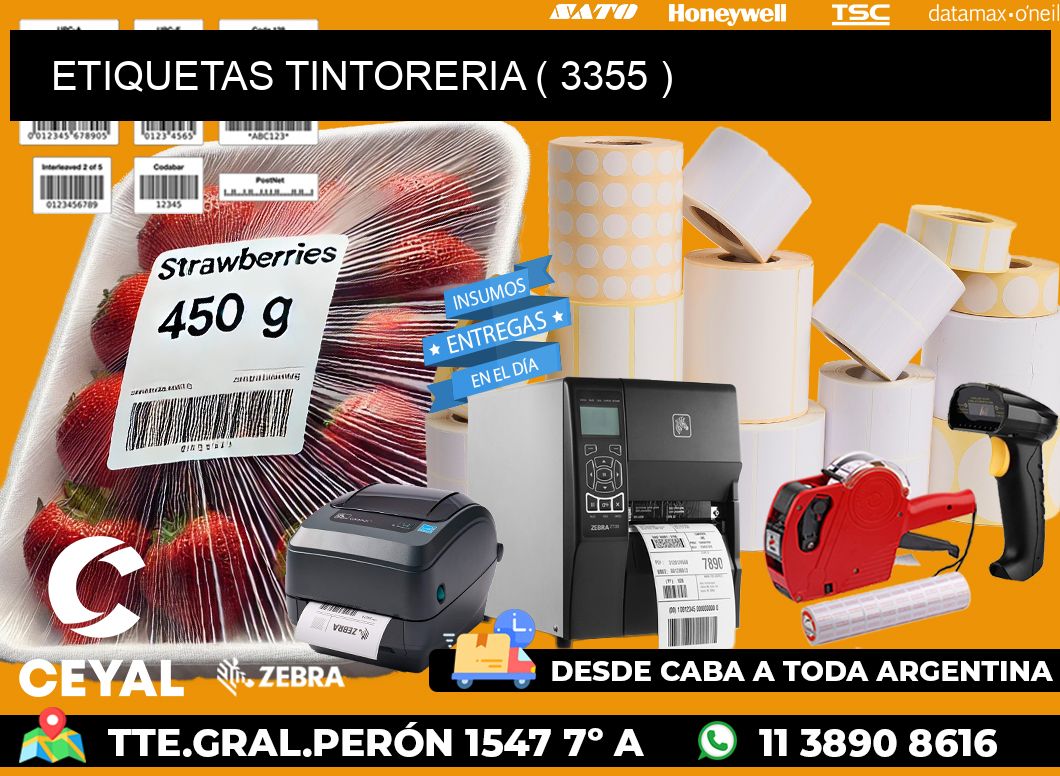 ETIQUETAS TINTORERIA ( 3355 )