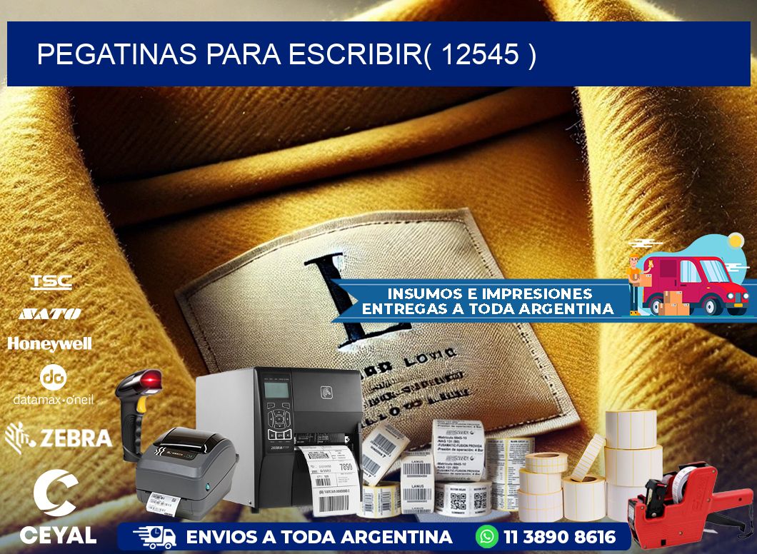 PEGATINAS PARA ESCRIBIR( 12545 )