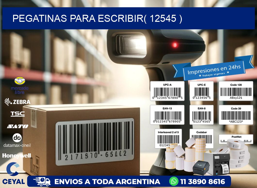 PEGATINAS PARA ESCRIBIR( 12545 )