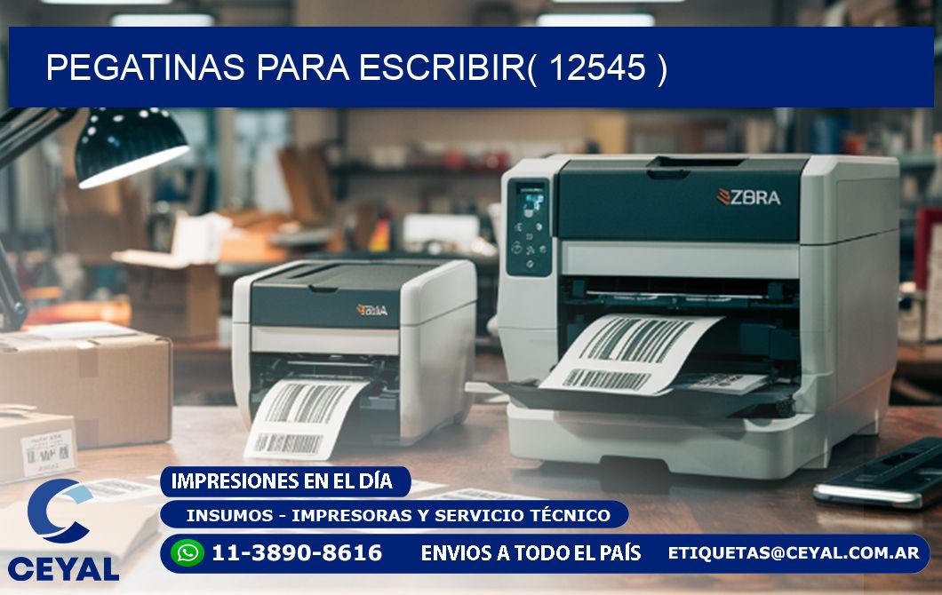 PEGATINAS PARA ESCRIBIR( 12545 )