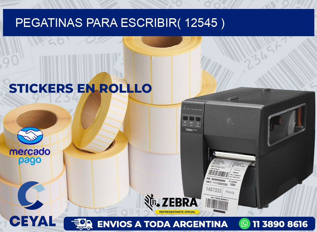 PEGATINAS PARA ESCRIBIR( 12545 )