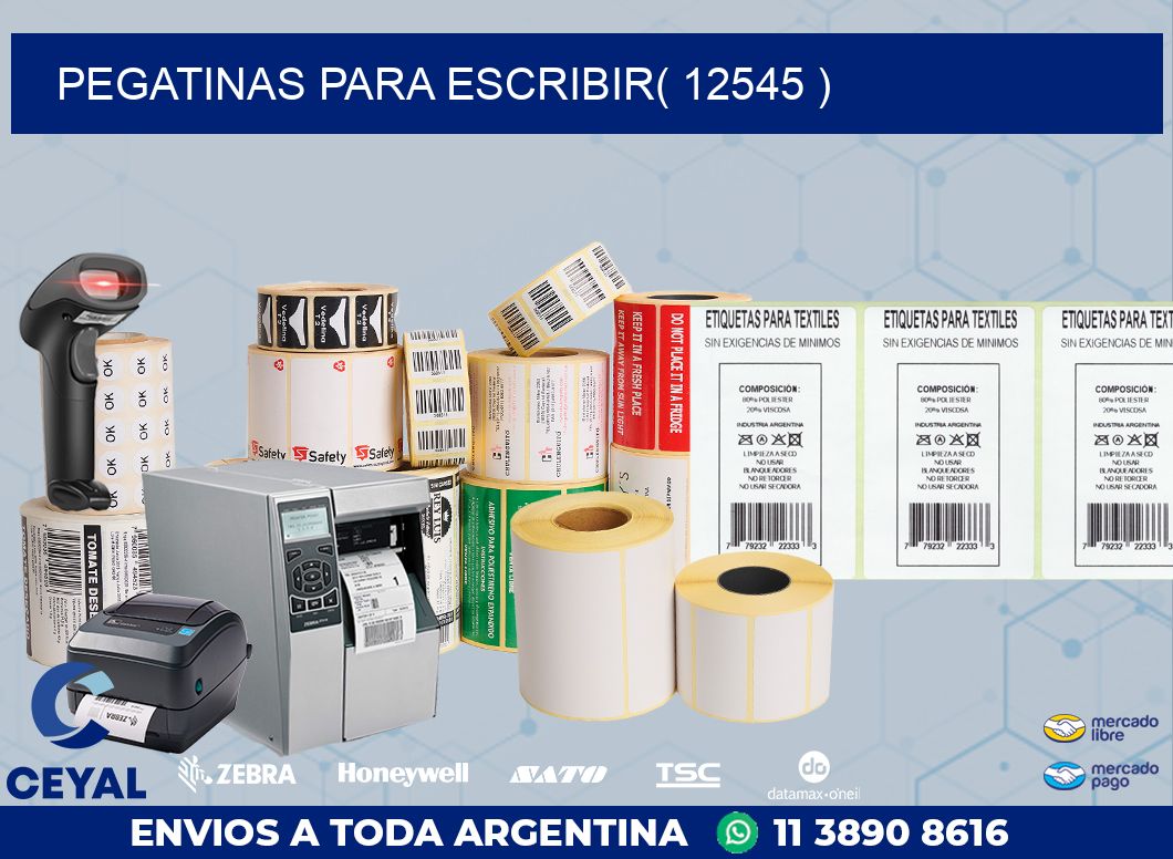 PEGATINAS PARA ESCRIBIR( 12545 )