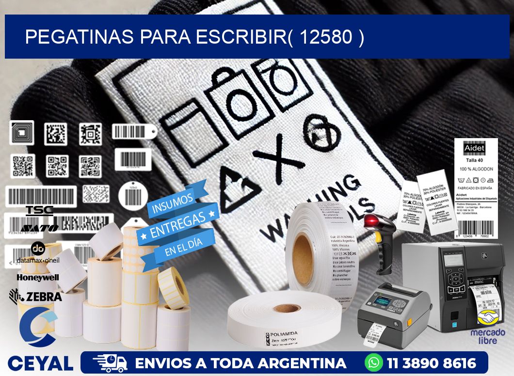 PEGATINAS PARA ESCRIBIR( 12580 )