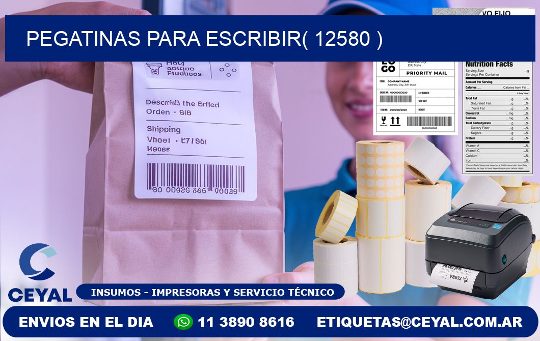 PEGATINAS PARA ESCRIBIR( 12580 )