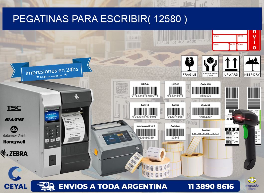 PEGATINAS PARA ESCRIBIR( 12580 )