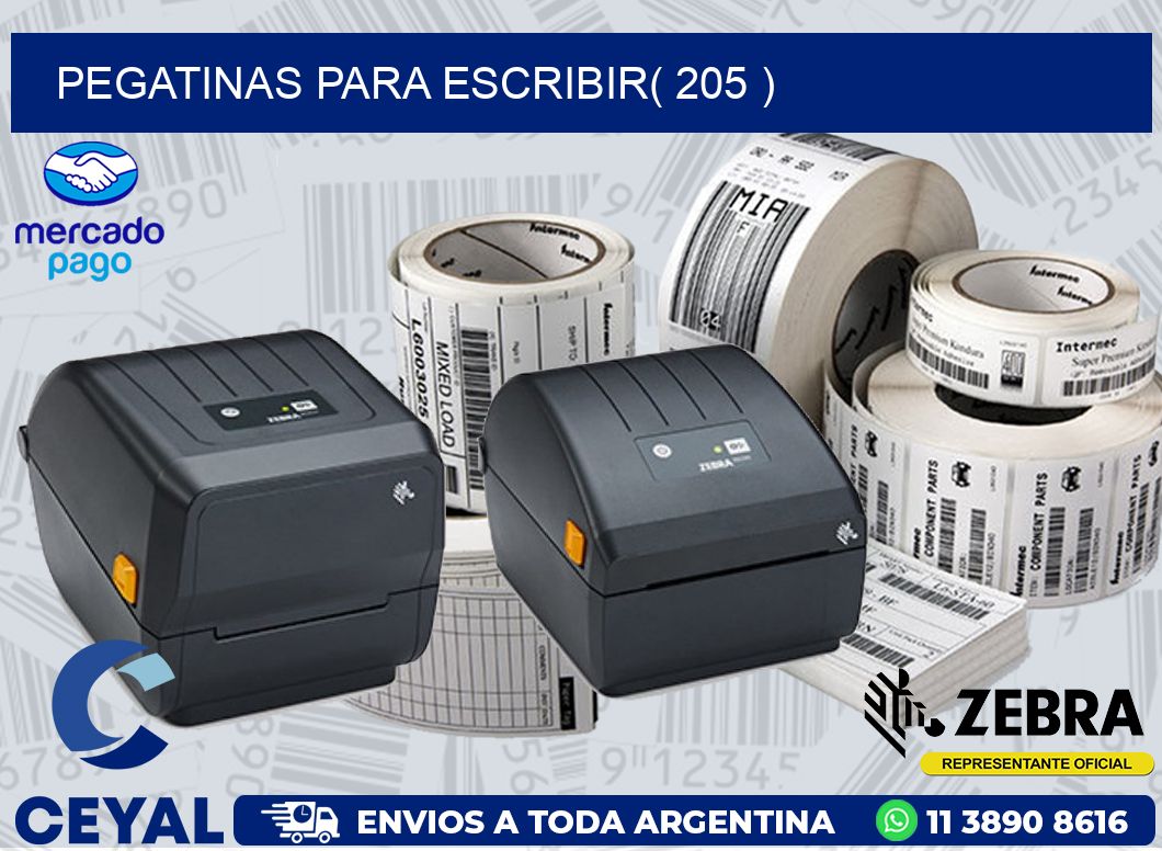 PEGATINAS PARA ESCRIBIR( 205 )