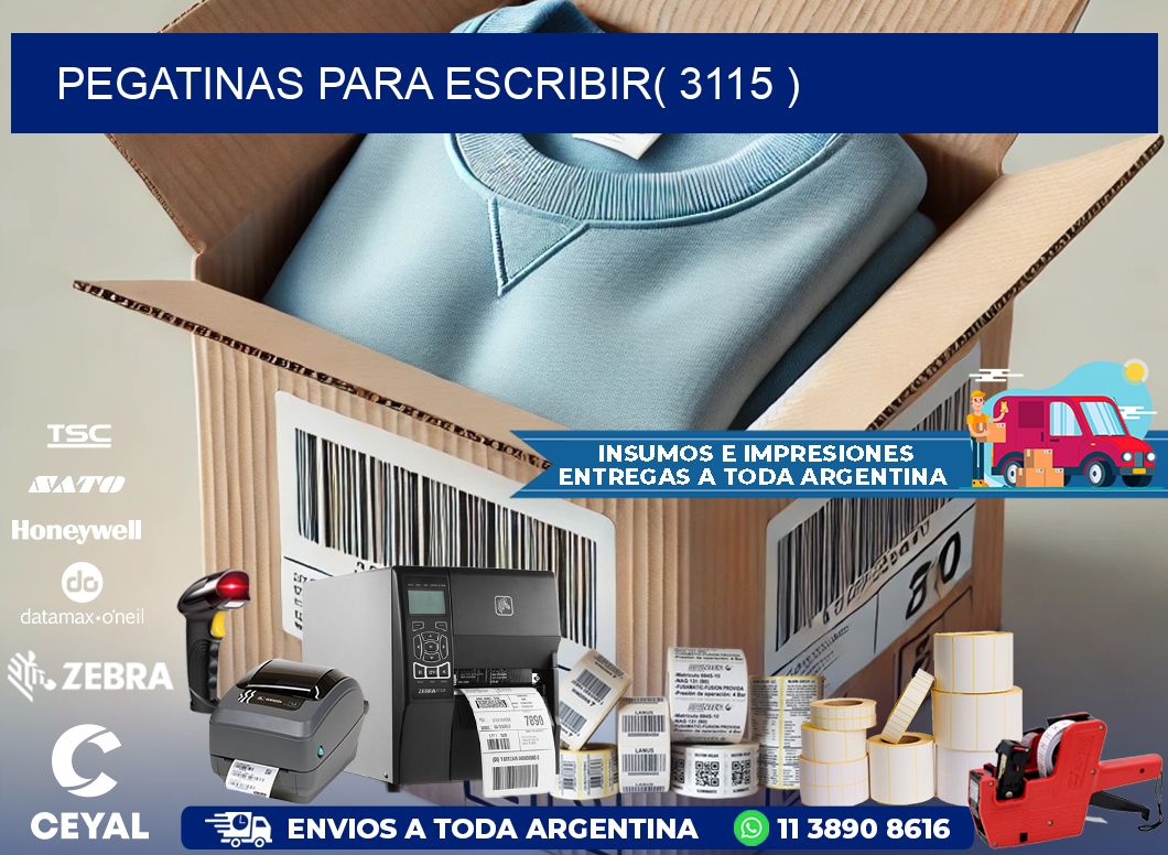 PEGATINAS PARA ESCRIBIR( 3115 )