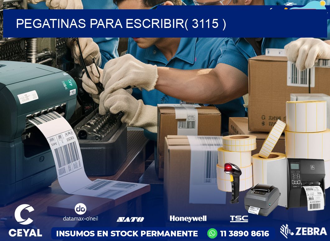 PEGATINAS PARA ESCRIBIR( 3115 )