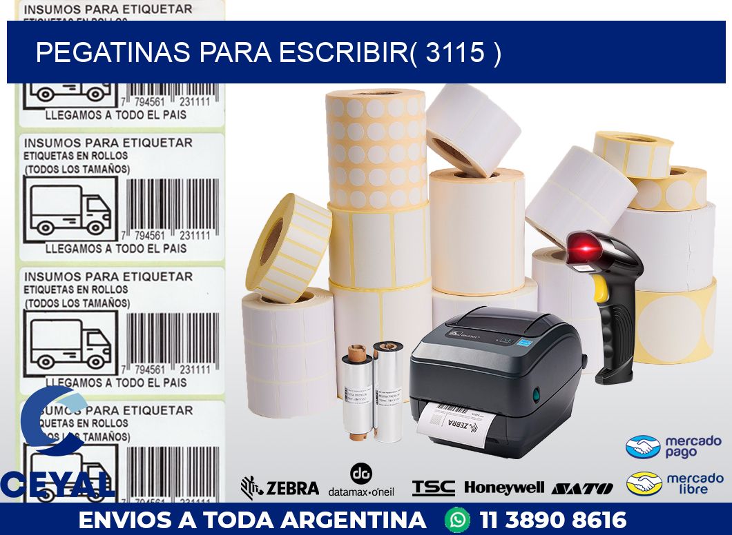 PEGATINAS PARA ESCRIBIR( 3115 )