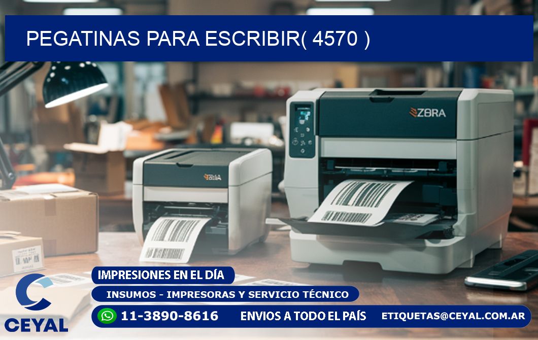 PEGATINAS PARA ESCRIBIR( 4570 )