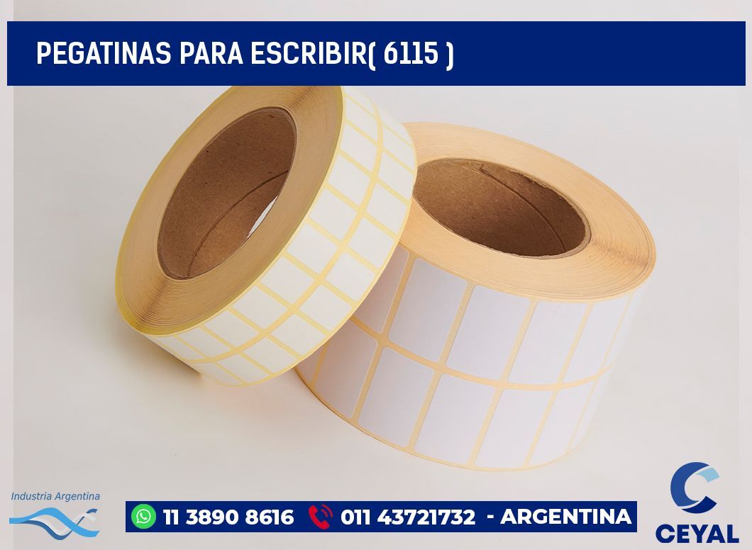 PEGATINAS PARA ESCRIBIR( 6115 )