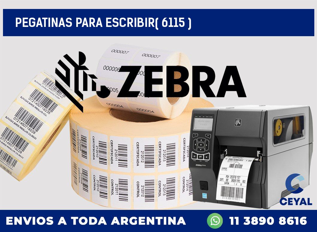 PEGATINAS PARA ESCRIBIR( 6115 )