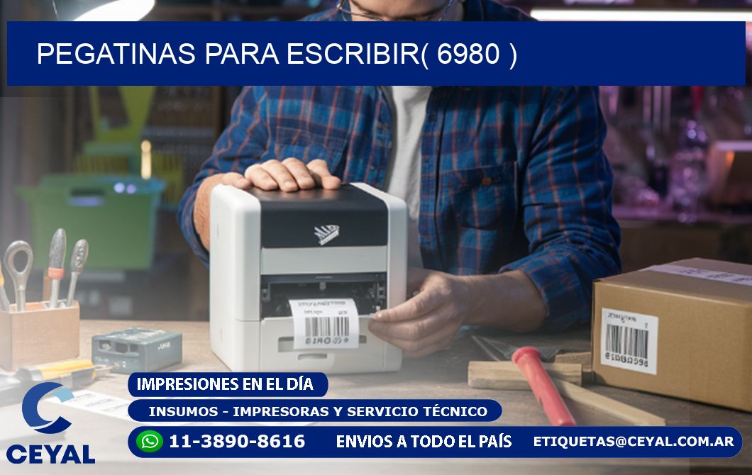 PEGATINAS PARA ESCRIBIR( 6980 )