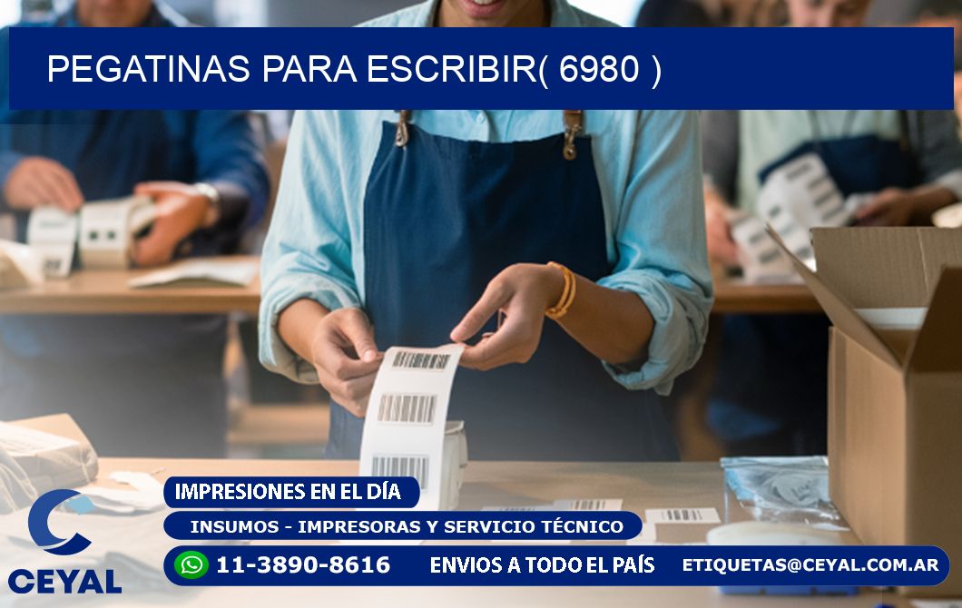 PEGATINAS PARA ESCRIBIR( 6980 )