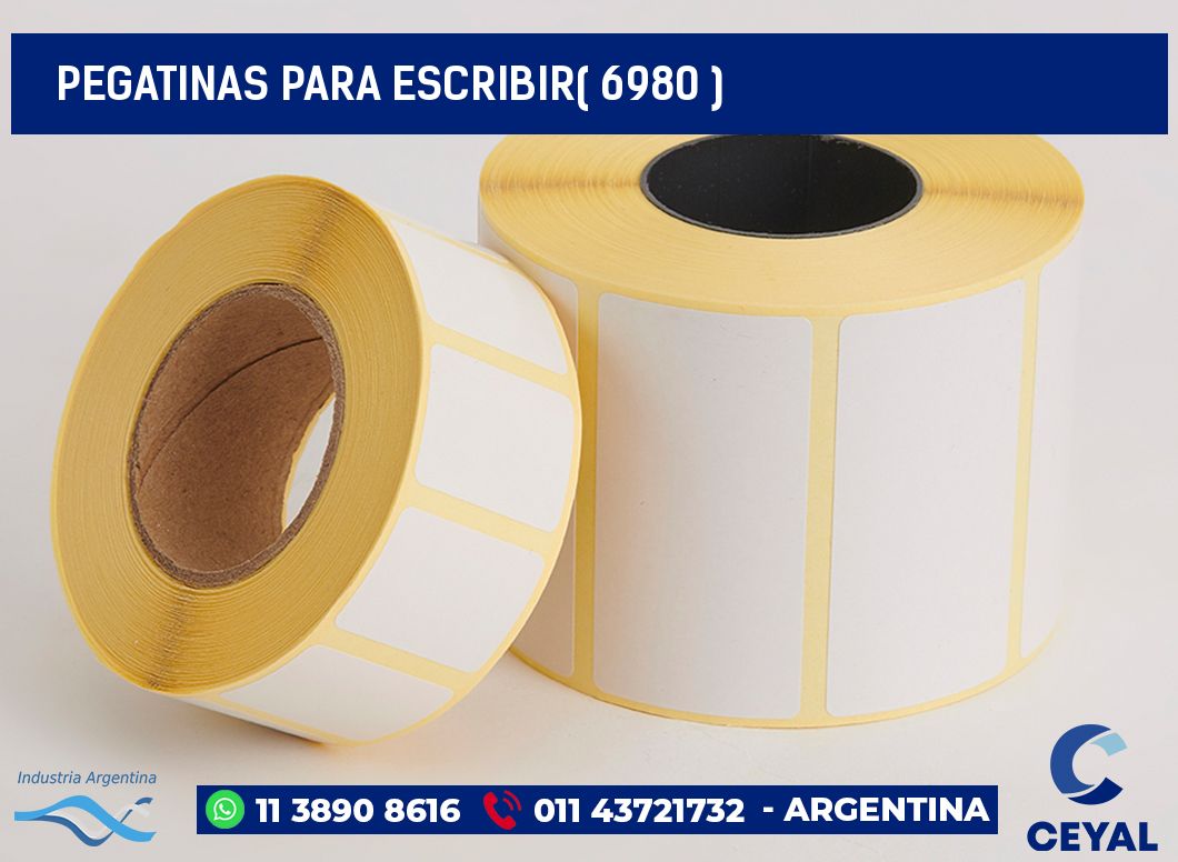 PEGATINAS PARA ESCRIBIR( 6980 )