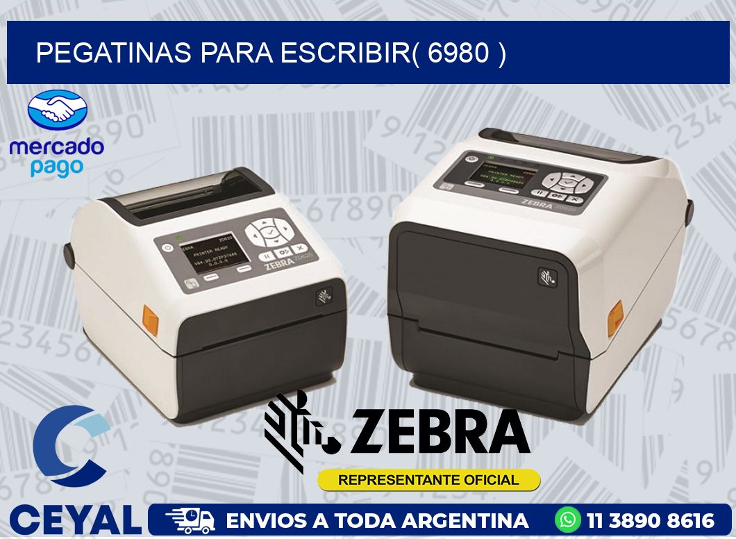 PEGATINAS PARA ESCRIBIR( 6980 )