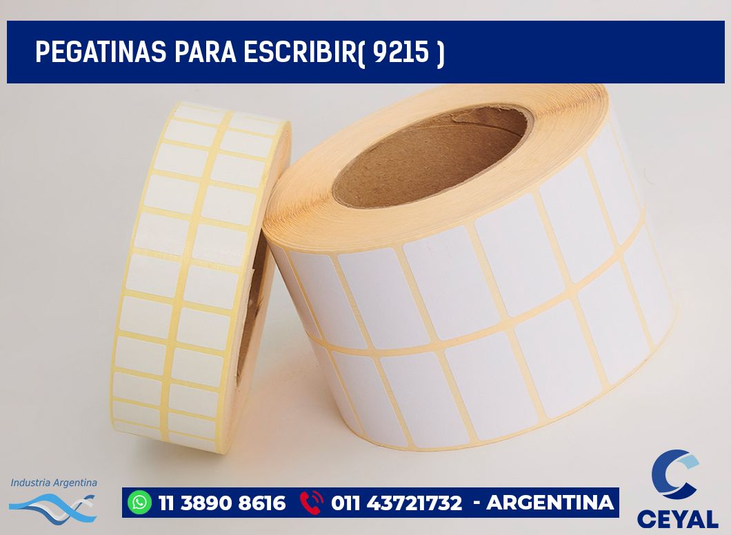 PEGATINAS PARA ESCRIBIR( 9215 )