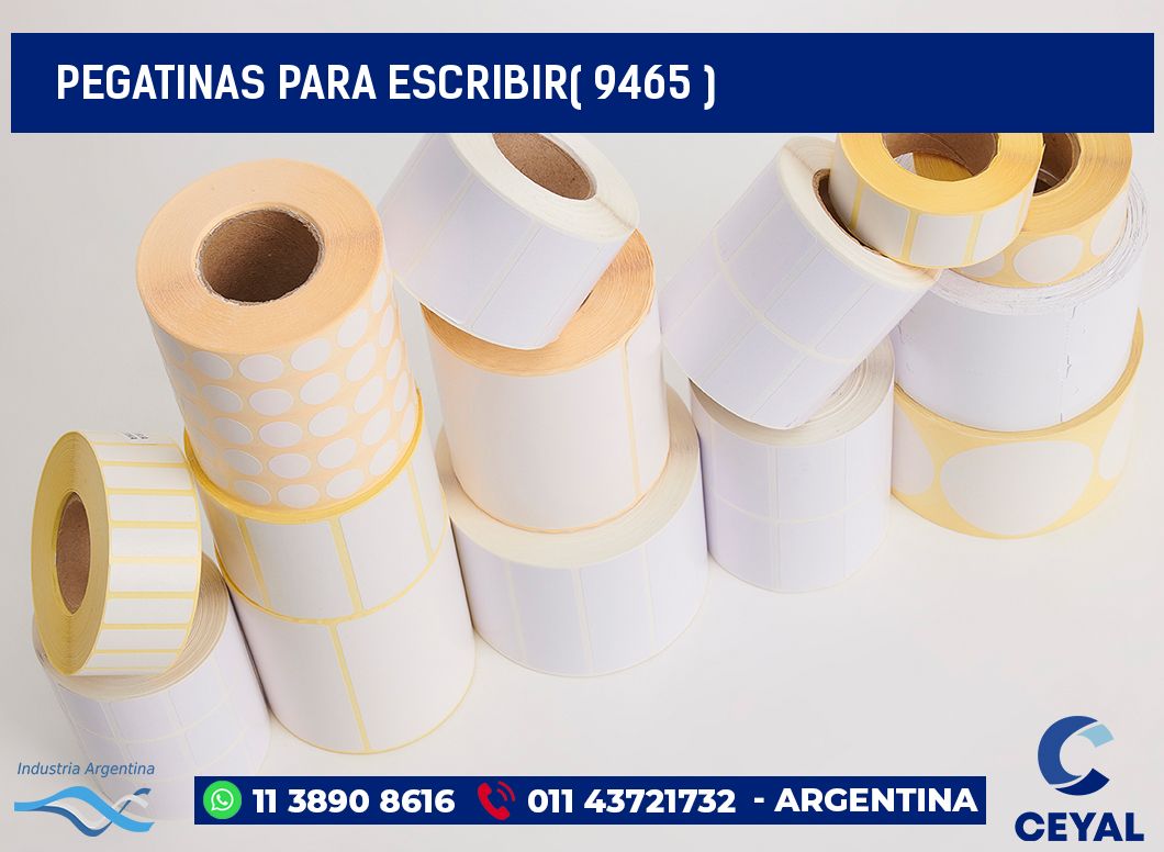 PEGATINAS PARA ESCRIBIR( 9465 )