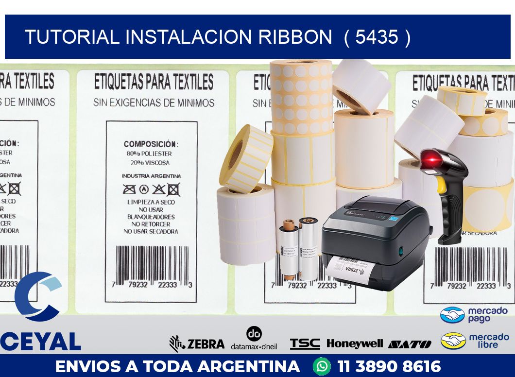 TUTORIAL INSTALACION RIBBON  ( 5435 )