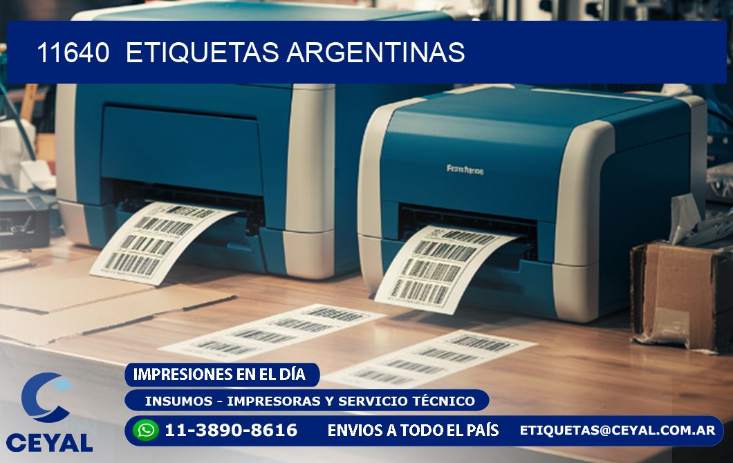 11640  ETIQUETAS ARGENTINAS