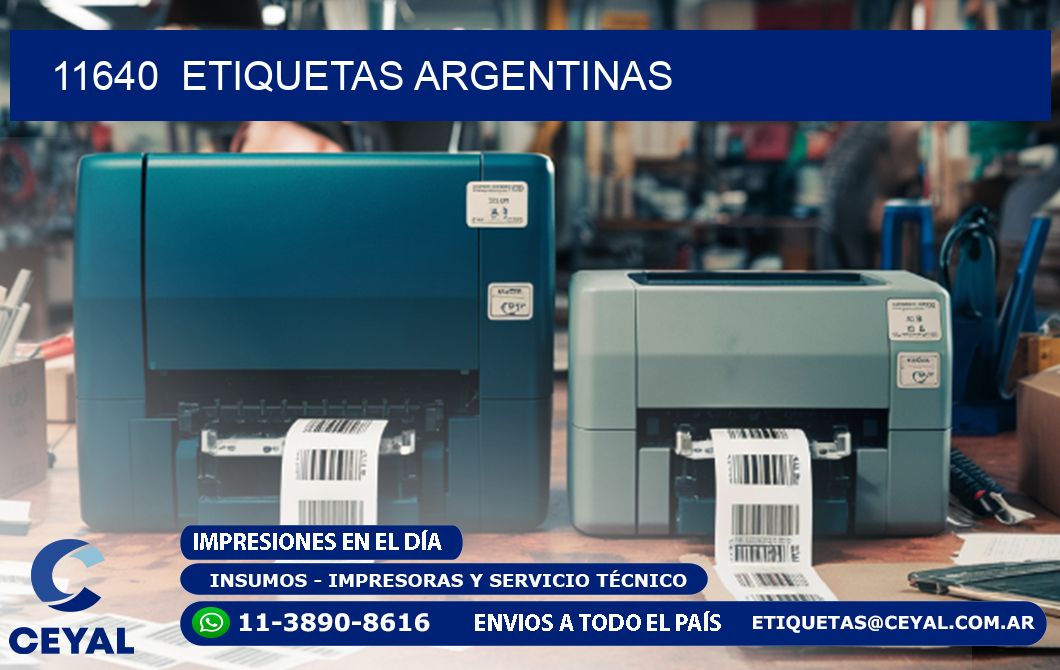 11640  ETIQUETAS ARGENTINAS