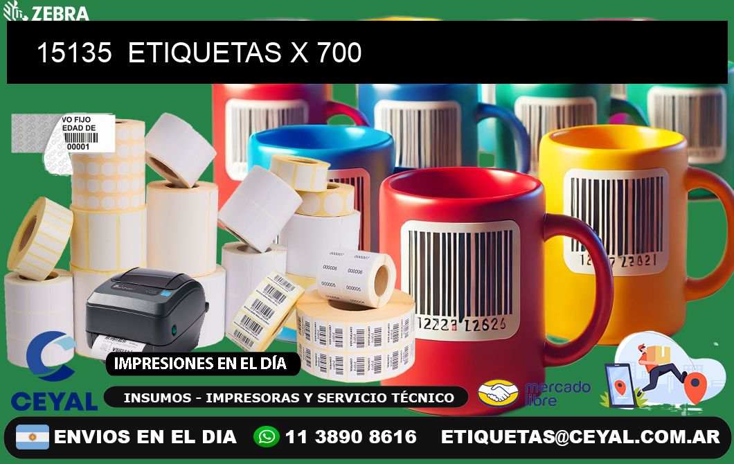 15135  ETIQUETAS X 700