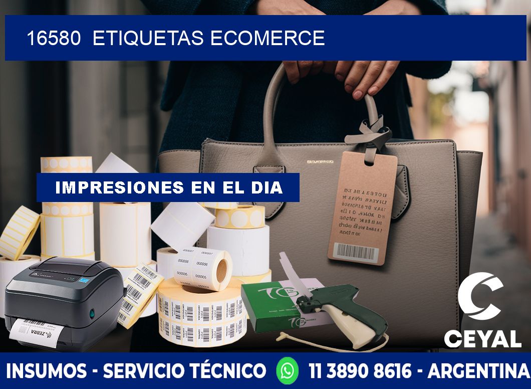 16580  ETIQUETAS ECOMERCE