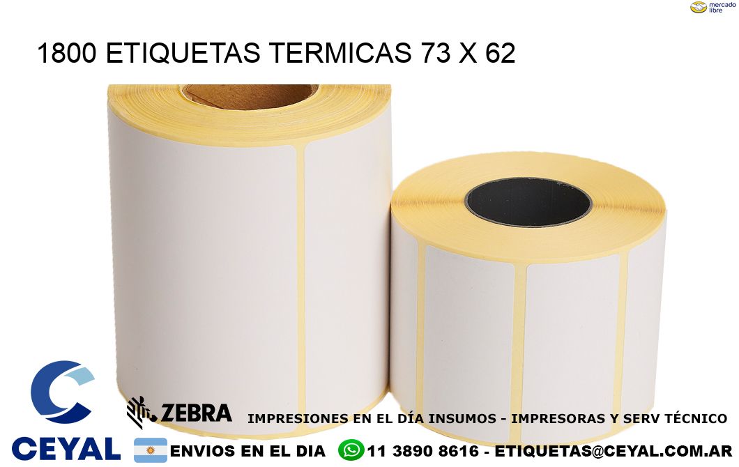 1800 ETIQUETAS TERMICAS 73 x 62