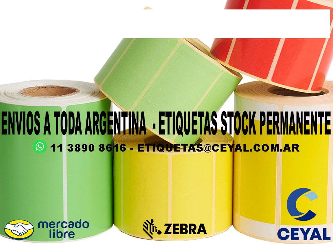 1900 ETIQUETAS PEGATINA 21 x 73 x 5000