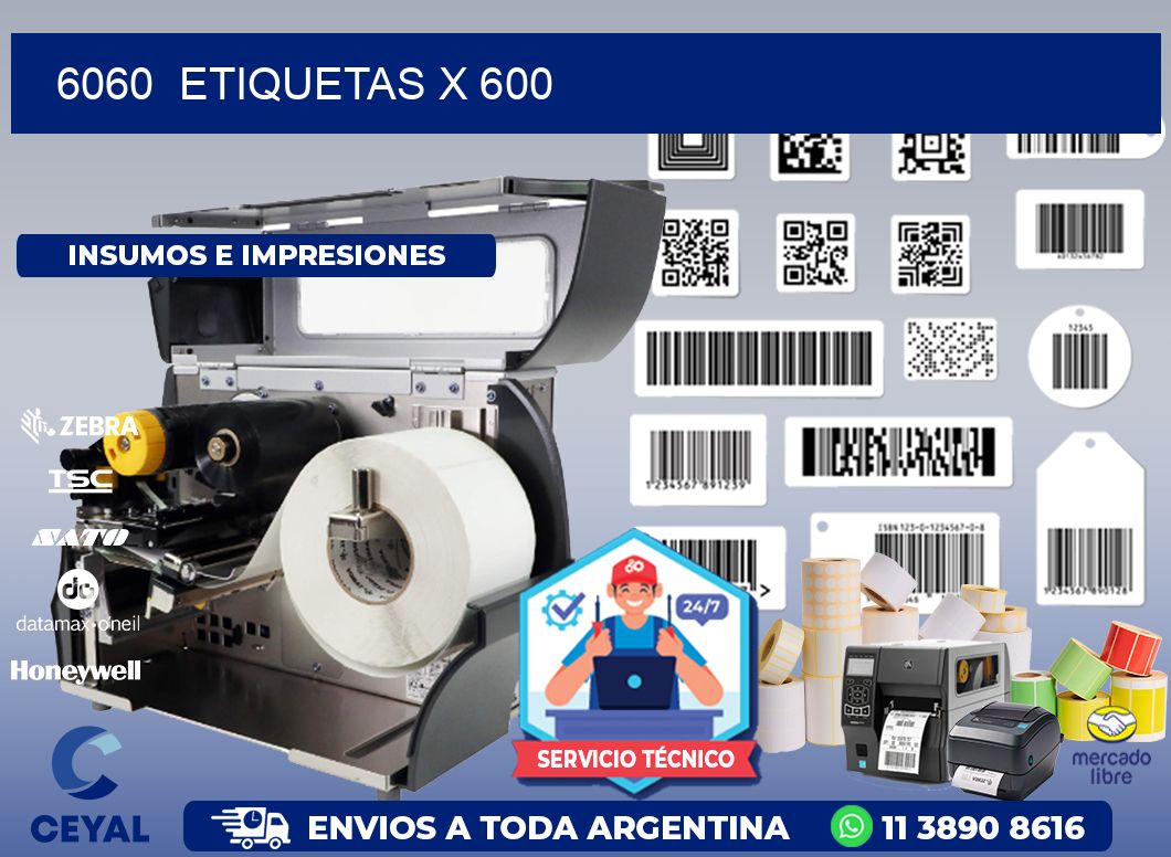 6060  ETIQUETAS X 600