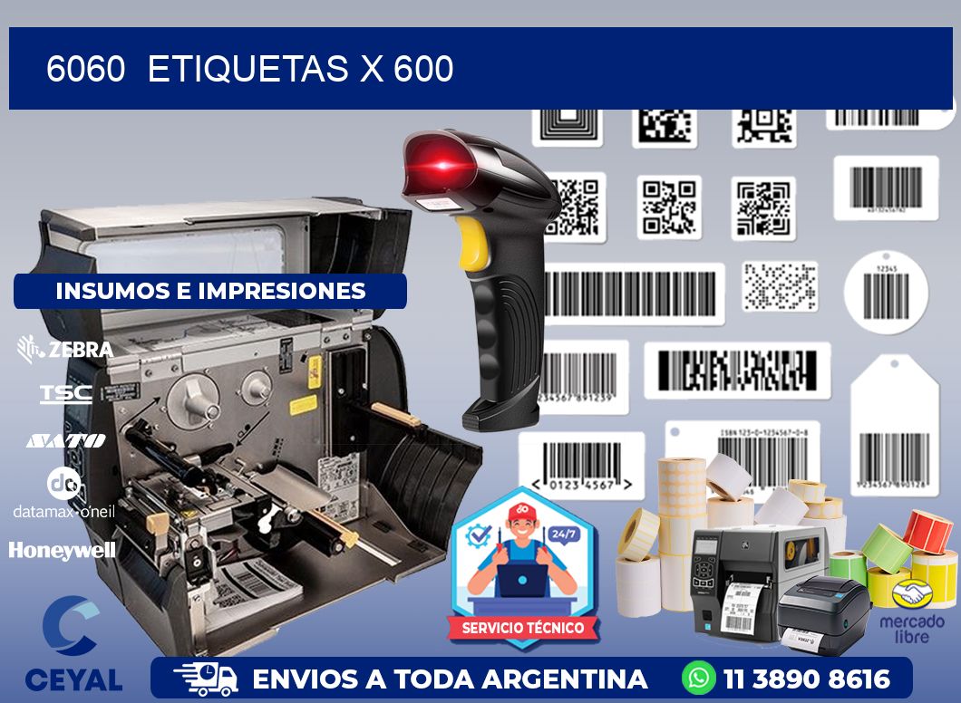 6060  ETIQUETAS X 600