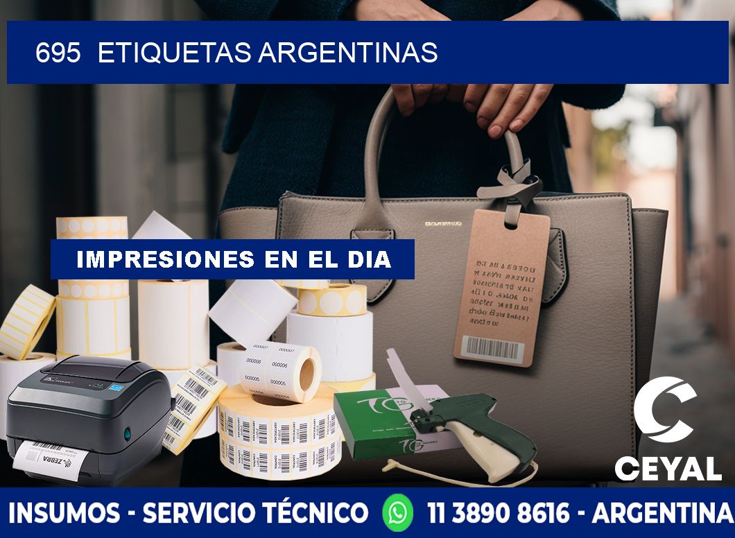 695  ETIQUETAS ARGENTINAS