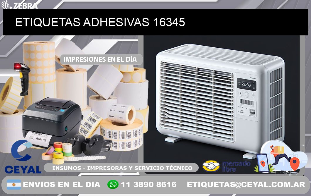 ETIQUETAS ADHESIVAS 16345